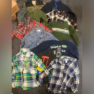 Boys winter 3T lot long sleeves sweatshirts flannels